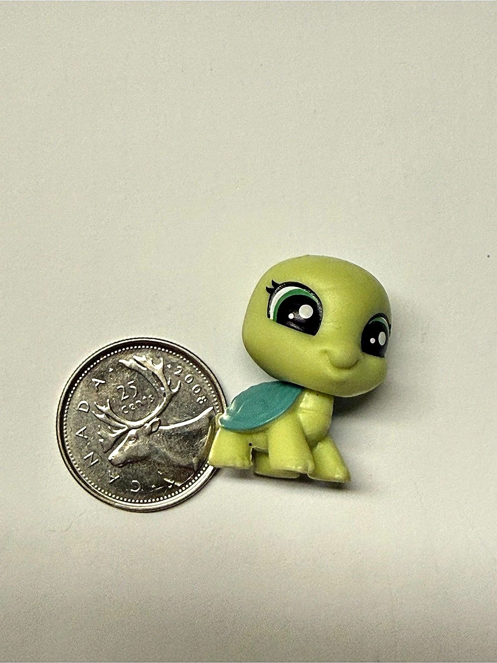 Littlest Pet Shop LPS #1-59 Greta Tortuga Mini Turtle Blue Shell